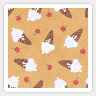 Vintage Ice Cream Sticker